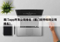 廈門app開發(fā)公司排名（廈門軟件科技公司排名）