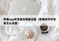 蘋果app開發(fā)者在哪里設(shè)置（蘋果軟件開發(fā)者怎么設(shè)置）