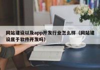 網(wǎng)站建設(shè)以及app開發(fā)行業(yè)怎么樣（網(wǎng)站建設(shè)屬于軟件開發(fā)嗎）