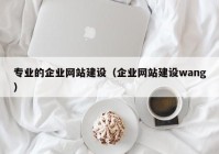 專業(yè)的企業(yè)網(wǎng)站建設(shè)（企業(yè)網(wǎng)站建設(shè)wang）