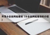 開發(fā)小企業(yè)網(wǎng)站建設(shè)（小企業(yè)網(wǎng)站建設(shè)的介紹）