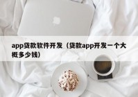 app貸款軟件開發(fā)（貸款app開發(fā)一個(gè)大概多少錢）