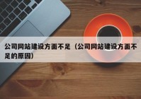 公司網(wǎng)站建設(shè)方面不足（公司網(wǎng)站建設(shè)方面不足的原因）