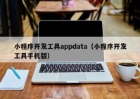 小程序開發(fā)工具appdata（小程序開發(fā)工具手機(jī)版）