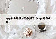 app軟件開發(fā)公司各部門（app 開發(fā)企業(yè)）