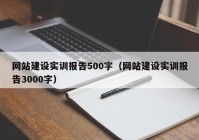 網(wǎng)站建設實訓報告500字（網(wǎng)站建設實訓報告3000字）